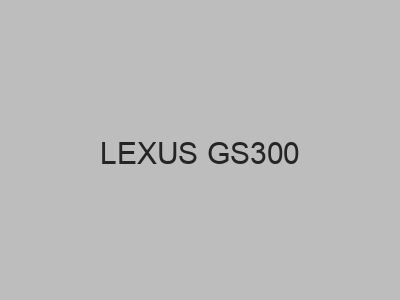 Enganches económicos para LEXUS GS300